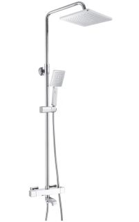 Душевая стойка Rose R3536 с термостатом хром